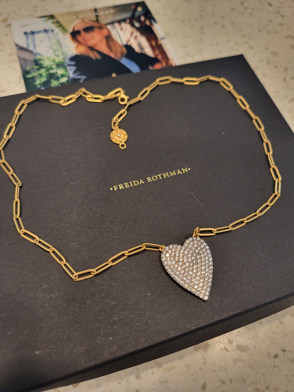 Freida Rothman Heart Necklace